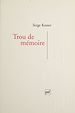 Télécharger le livre :  Trou de mémoire