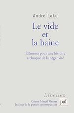 Download this eBook Le vide et la haine