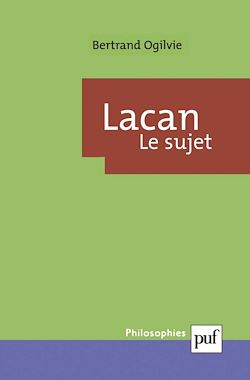 Télécharger le livre :  Lacan : Le sujet
