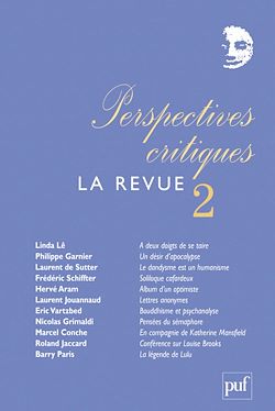 Télécharger le livre :  Perspectives critiques : la Revue 2