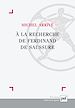Télécharger le livre :  À la recherche de Ferdinand de Saussure