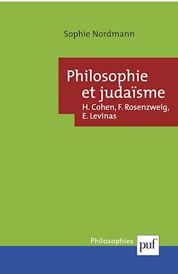 Télécharger le livre :  Philosophie et judaïsme : Cohen, Rosenzweig, Levinas