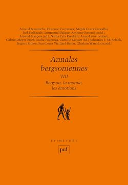 Télécharger le livre :  Bergson, la morale, les émotions - Annales bergsoniennes VIII