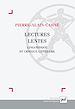 Télécharger le livre :  Lectures lentes