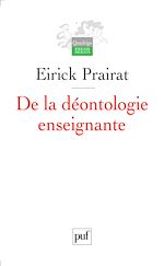 Download this eBook De la déontologie enseignante