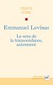 Télécharger le livre :  Emmanuel Levinas. Le sens de la transcendance, autrement