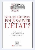 Télécharger le livre :  Quelles réformes pour sauver l'État ?