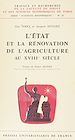 Télécharger le livre :  L'État et la rénovation de l'agriculture au XVIIIe siècle