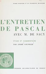 Télécharger le livre :  L'entretien de Pascal avec M. de Sacy