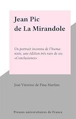Télécharger le livre :  Jean Pic de La Mirandole