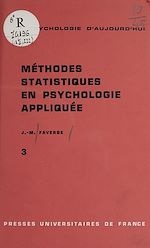 Télécharger le livre :  Méthodes statistiques en psychologie appliquée (3)