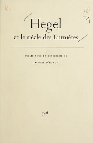 Download the eBook: Hegel et le siècle des lumières