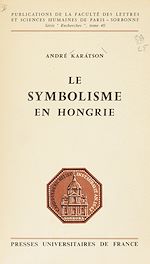 Télécharger le livre :  Le symbolisme en Hongrie