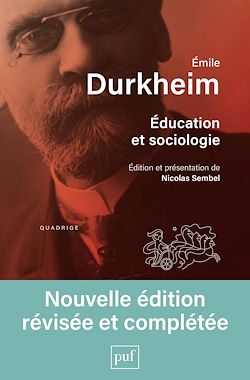 Télécharger le livre :  Éducation et sociologie