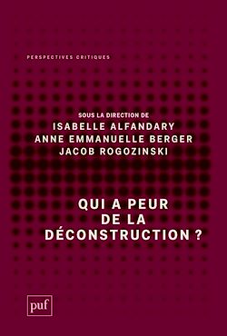 Télécharger le livre :  Qui a peur de la déconstruction ?