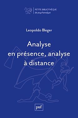 Télécharger le livre :  Analyse en présence, analyse à distance