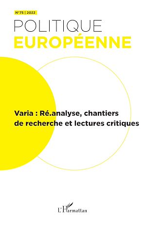 Téléchargez le livre :  Varia : Ré.analyse, chantiers de recherche et lectures critiques