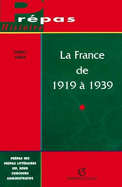 Télécharger le livre :  La France de 1919 à 1939
