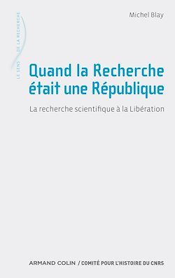 Télécharger le livre :  Quand la Recherche était une République