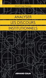 Download this eBook Analyser les discours institutionnels