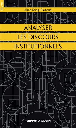 Télécharger le livre :  Analyser les discours institutionnels