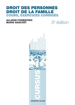 Télécharger le livre :  Droit des personnes, droit de la famille