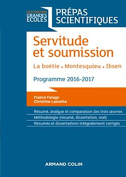 Télécharger le livre :  Servitude et Soumission - Prépas scientifiques 2016-2017