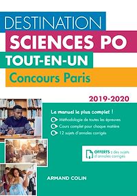 Destination Sciences Po , Tout,en,un , Concours Paris 2019,2020