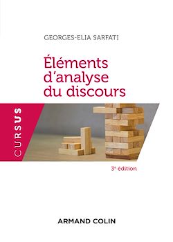 Télécharger le livre :  Eléments d'analyse du discours - 3e éd.