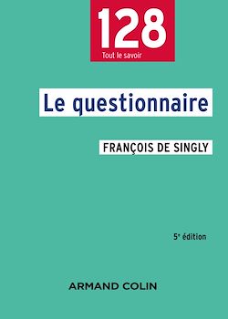 Télécharger le livre :  Le questionnaire - 5e éd.