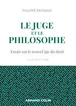 Télécharger le livre :  Le juge et le philosophe - 2e éd.