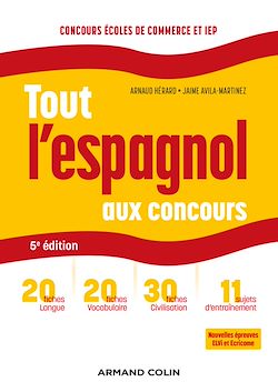 Télécharger le livre :  Tout l'espagnol aux concours - 5e ed.