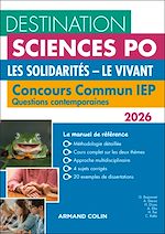 Télécharger le livre :  Destination Sciences Po Questions contemporaines 2026 - Concours commun IEP