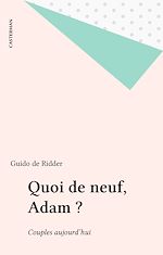 Télécharger le livre :  Quoi de neuf, Adam ?