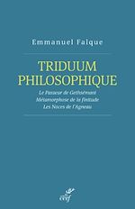 Télécharger le livre :  Triduum philosophique