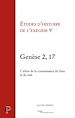 Télécharger le livre :  Genèse 2, 17