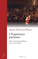 Télécharger le livre :  L'Expérience puritaine