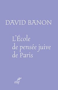 Téléchargez le livre :  L'école de pensée juive de Paris