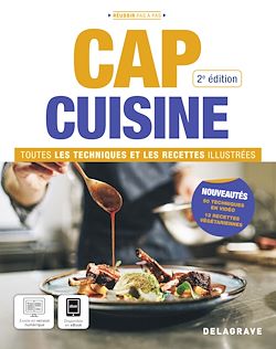 Télécharger le livre :  CAP Cuisine - Toutes les techniques et recettes illustrées (2025) - Manuel élève