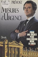 Télécharger le livre :  Mesures d'urgence