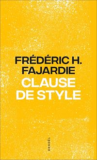 Téléchargez le livre :  Clause de style