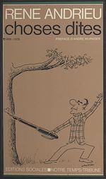 Télécharger le livre :  Choses dites : 1958-1978