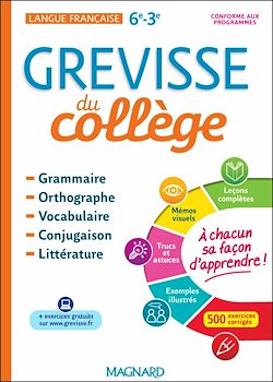 Télécharger le livre :  Grevisse du collège : De la 6e à la 3e