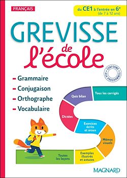 Télécharger le livre :  Grevisse de l'école : Du CE1 à la 6e