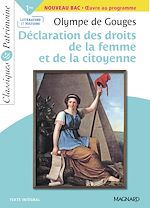 Télécharger le livre :  La Déclaration des droits de la femme et de la citoyenne - Classiques et Patrimoine