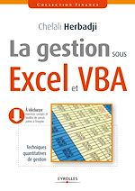 Télécharger le livre :  La gestion sous Excel et VBA