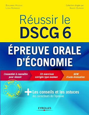 Téléchargez le livre :  Réussir le DSCG 6 - Epreuve orale d'économie