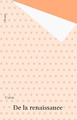Télécharger le livre :  De la renaissance