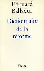 Download this eBook Dictionnaire de la réforme