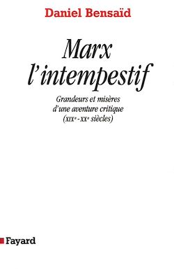 Télécharger le livre :  Marx l'intempestif